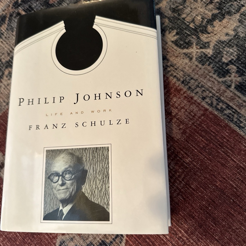 Philip Johnson Life & Work by Franz‎ Schulze 1st Ed 1994 Hardcover 464 Pgs Bio